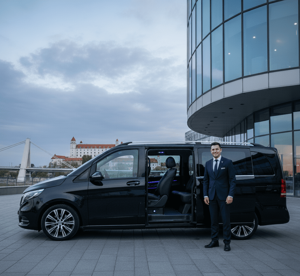 Naše služby viacmiestne taxi Bratislava Mercedes V-Class