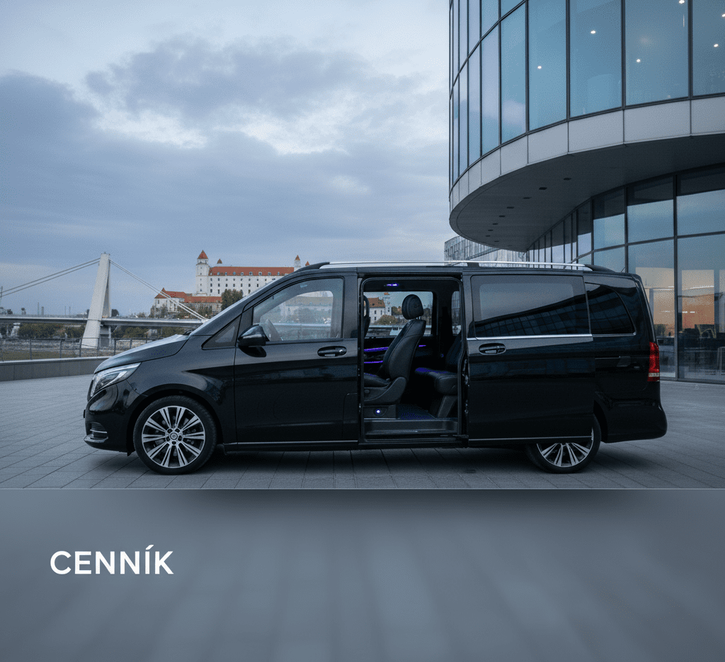 Cenník viacmiestne taxi Bratislava